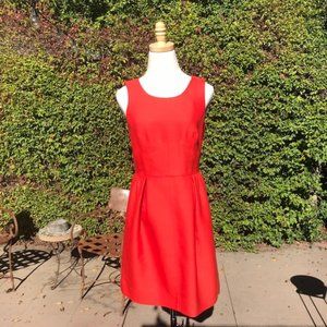 J. Crew - Orange/Red Sleeveless Sheath - Size 4  NWOT